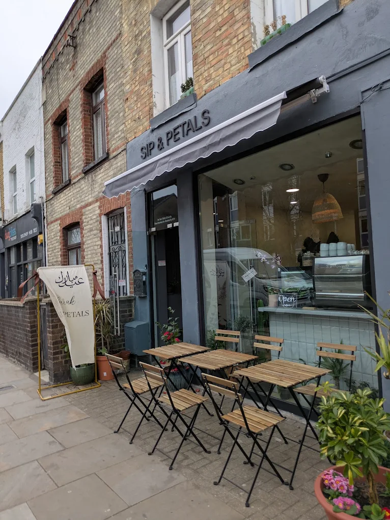 Sip & Petals storefront